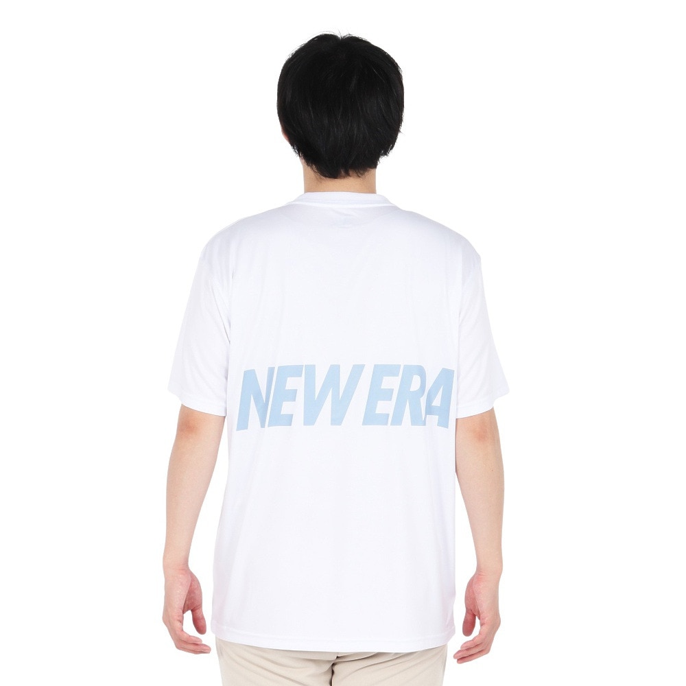 ニューエラ（NEW ERA）（メンズ、レディース）半袖 ラッシュ Tシャツ Wordmark WHI 14410151