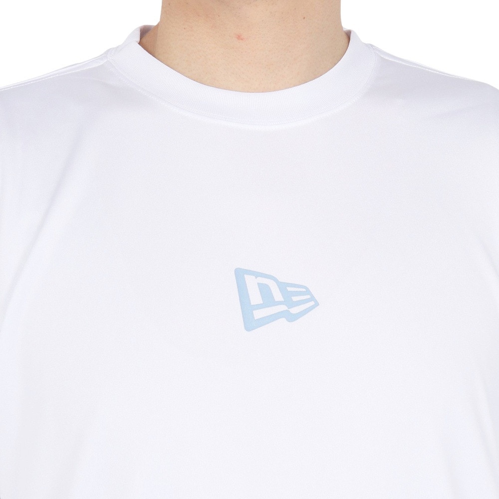 ニューエラ（NEW ERA）（メンズ、レディース）半袖 ラッシュ Tシャツ Wordmark WHI 14410151