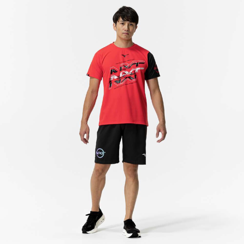 ミズノ（MIZUNO）（メンズ、レディース）N-XT 半袖Tシャツ 抗菌防臭 防汚 32JAC22063
