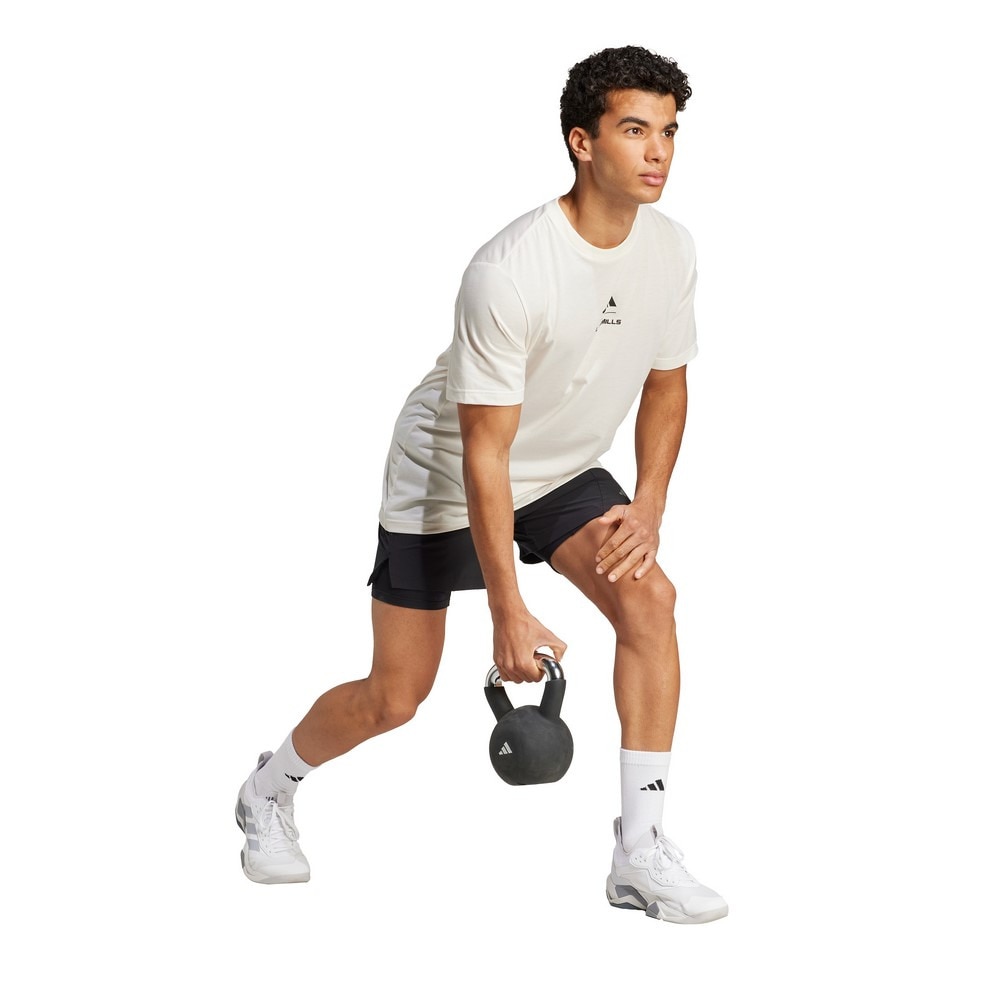 アディダス（adidas）（メンズ）LESMILLS プログラム グラフィック 半袖Tシャツ JW3872-W3872