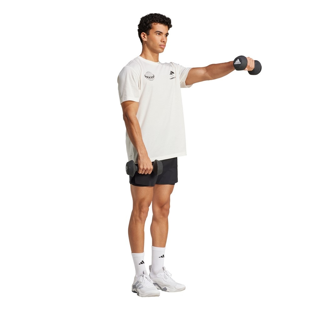 アディダス（adidas）（メンズ）LESMILLS TEAM グラフィック 半袖Tシャツ JW3876-W3876