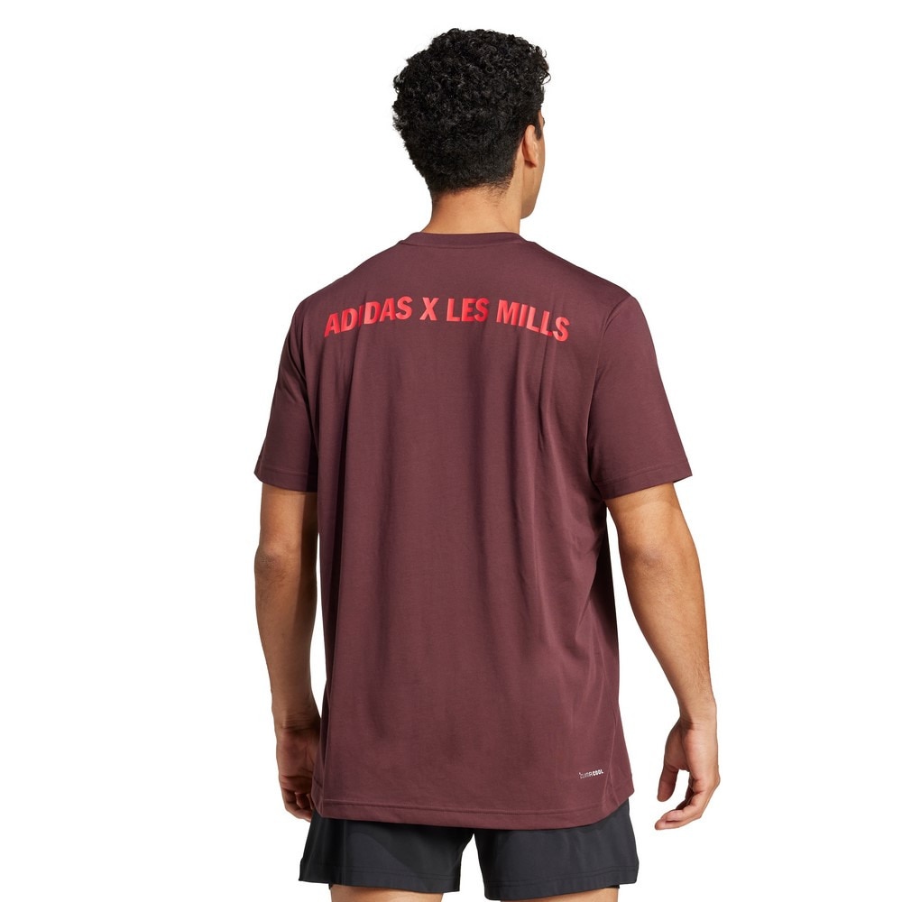 アディダス（adidas）（メンズ）LESMILLS TEAM グラフィック 半袖Tシャツ JW3877-W3877