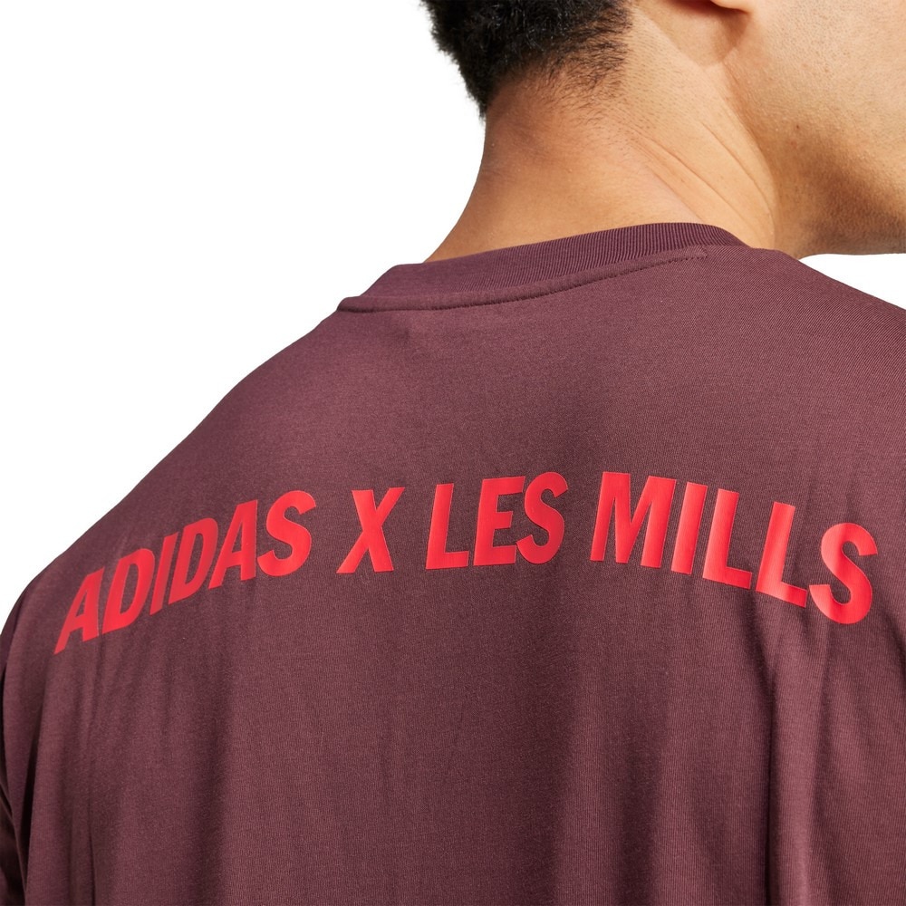 アディダス（adidas）（メンズ）LESMILLS TEAM グラフィック 半袖Tシャツ JW3877-W3877