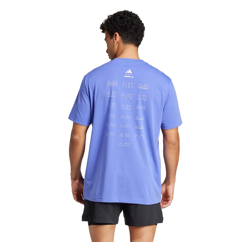 アディダス（adidas）（メンズ）LESMILLS Program グラフィック 半袖Tシャツ JW3886-W3886