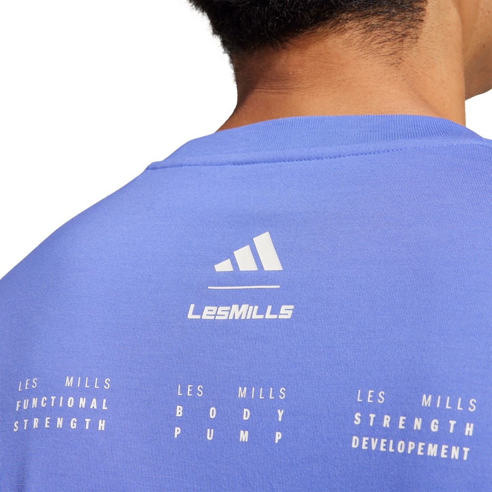 アディダス（adidas）（メンズ）LESMILLS Program グラフィック 半袖Tシャツ JW3886-W3886