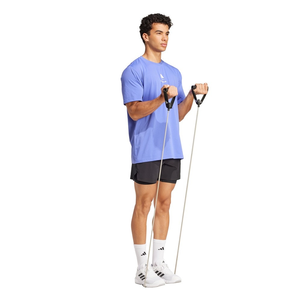 アディダス（adidas）（メンズ）LESMILLS Program グラフィック 半袖Tシャツ JW3886-W3886
