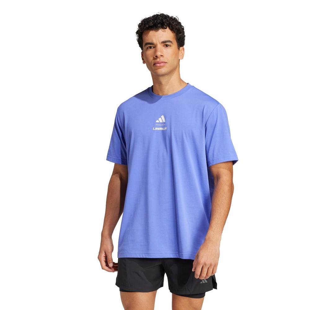 アディダス（adidas）（メンズ）LESMILLS Program グラフィック 半袖Tシャツ JW3886-W3886
