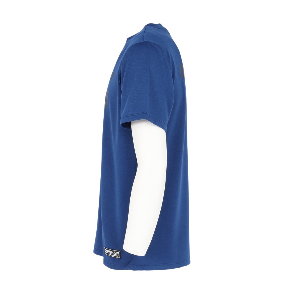 ジローム（GIRAUDM）（メンズ）ドライプラスクール メッシュ Tシャツ CT5S0049-TR863-GRJY BLU