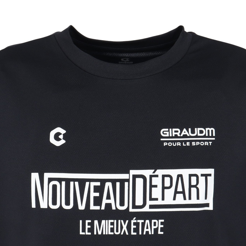 ジローム（GIRAUDM）（メンズ）ドライプラスクール メッシュ Tシャツ CT5S0049-TR863-GRJY NVY