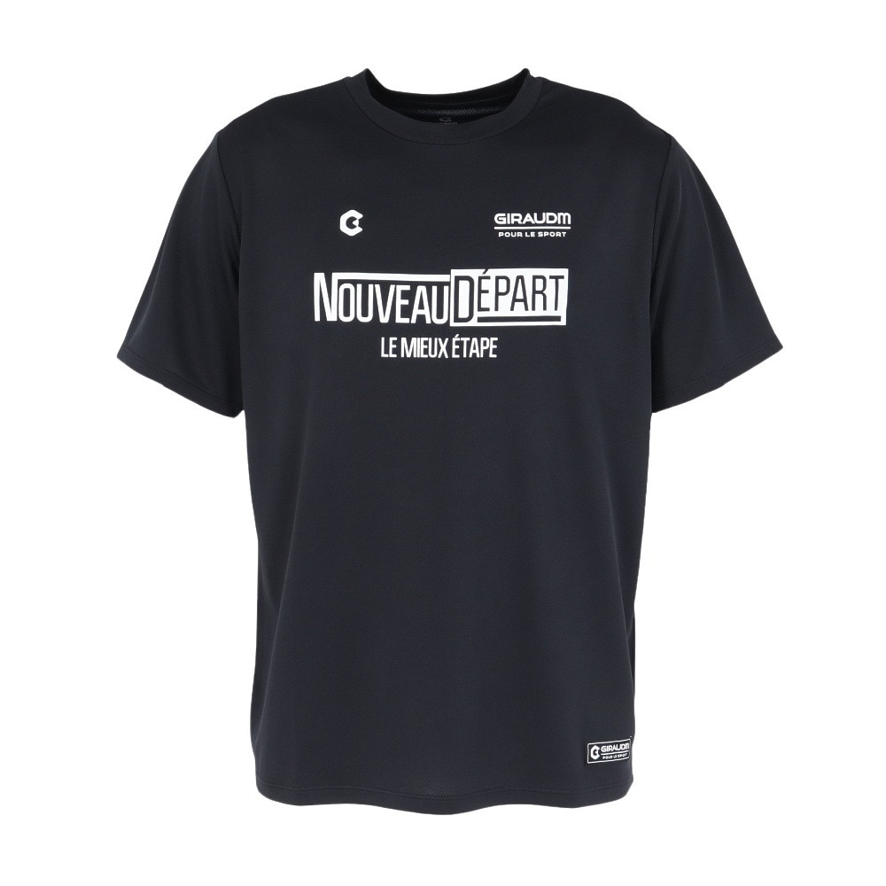 ジローム（GIRAUDM）（メンズ）ドライプラスクール メッシュ Tシャツ CT5S0049-TR863-GRJY NVY
