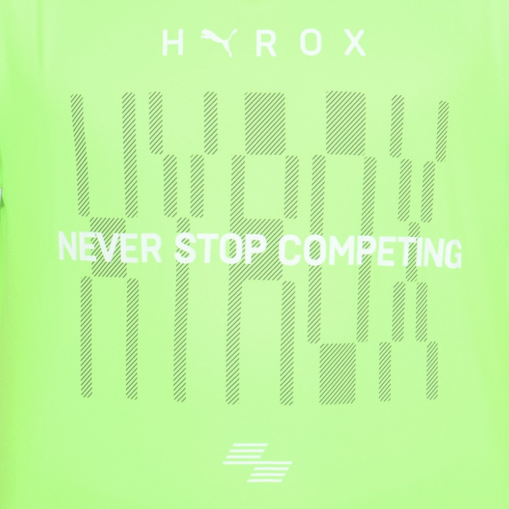 プーマ（PUMA）（メンズ）PUMA×HYROX TAD 半袖Tシャツ 526887 48 FGRN