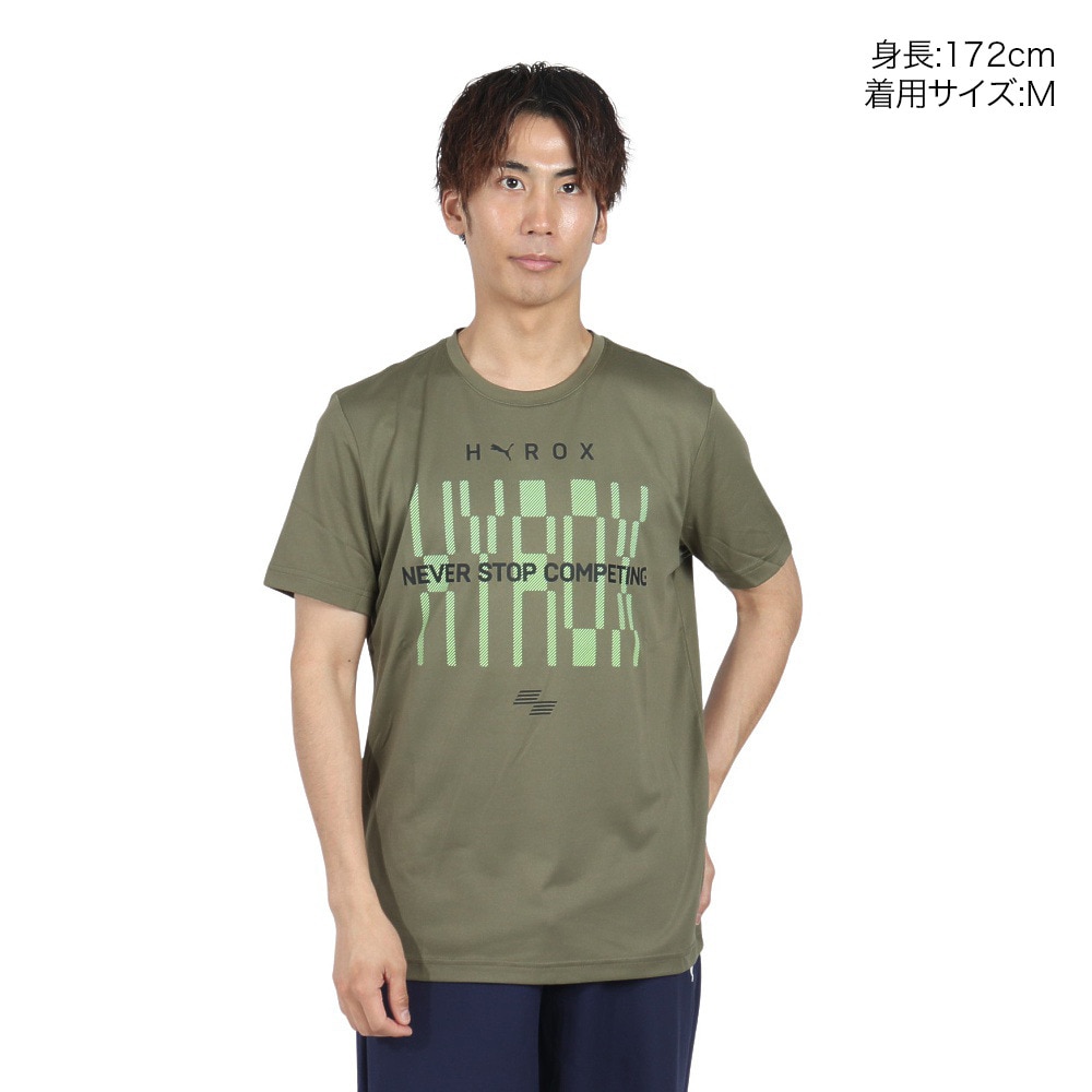 プーマ（PUMA）（メンズ）PUMA×HYROX TAD 半袖Tシャツ 526887 81 KHK