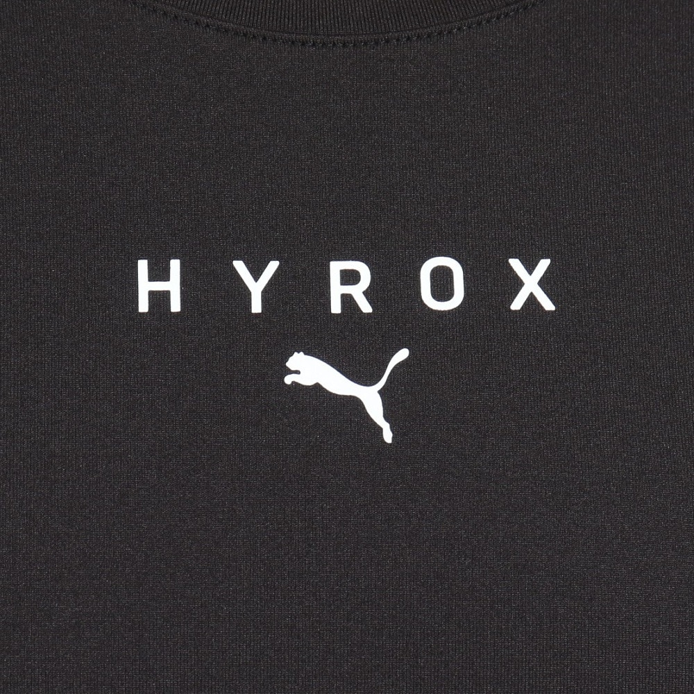 プーマ（PUMA）（メンズ）PUMA×HYROX トレーニング クラウドスパン 半袖Tシャツ 526888 01 BLK