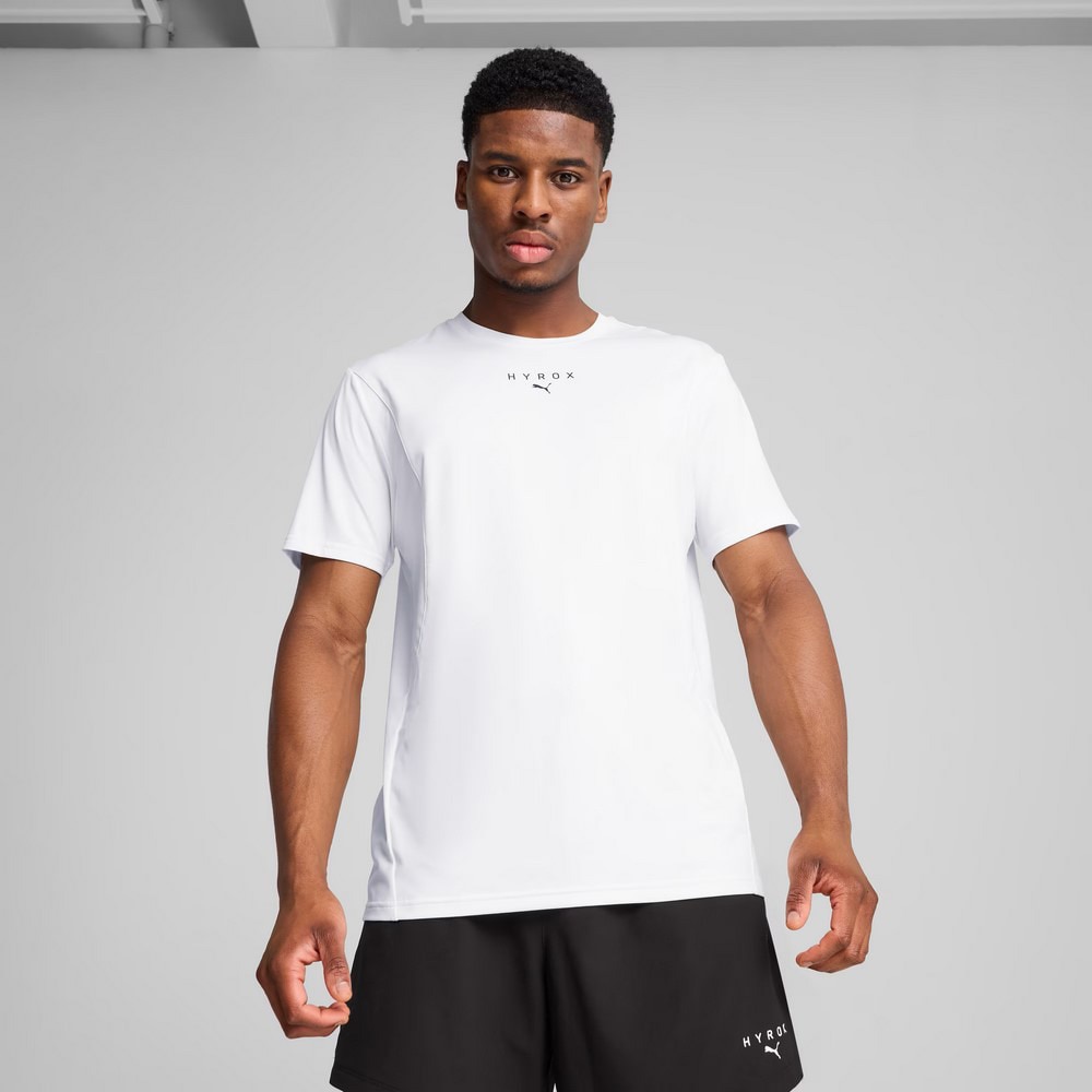 プーマ（PUMA）（メンズ）PUMA×HYROX トレーニング クラウドスパン 半袖 Tシャツ 526888 02 WHT
