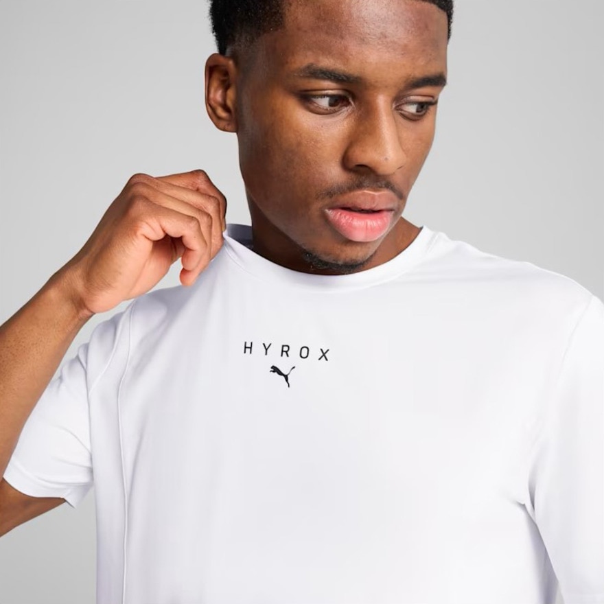 プーマ（PUMA）（メンズ）PUMA×HYROX トレーニング クラウドスパン 半袖 Tシャツ 526888 02 WHT