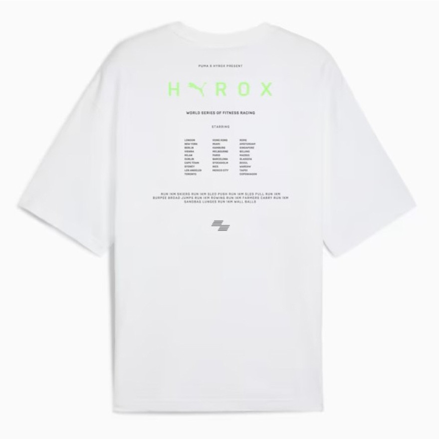 プーマ（PUMA）（メンズ）PUMA×HYROX トレーニング オーバーサイズ 半袖 Tシャツ 526895 02 WHT