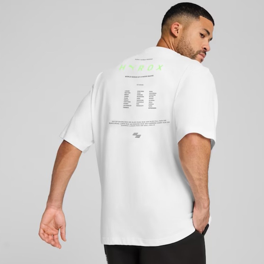 プーマ（PUMA）（メンズ）PUMA×HYROX トレーニング オーバーサイズ 半袖 Tシャツ 526895 02 WHT