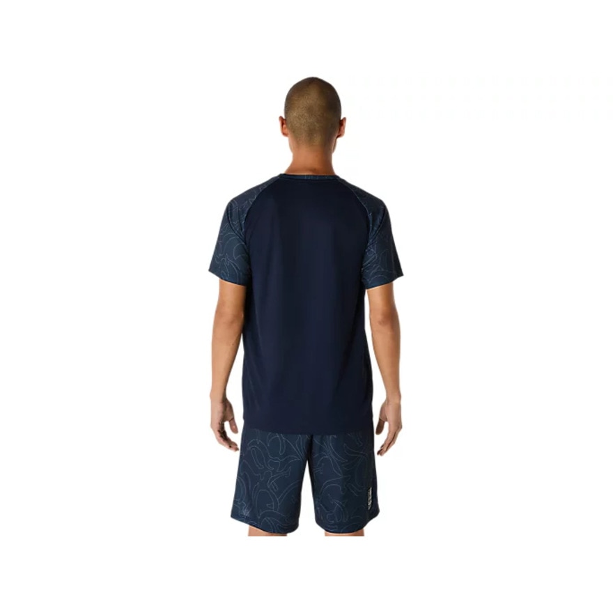 アシックス（ASICS）（メンズ）ドライグラフィック半袖シャツ 2031E994.400
