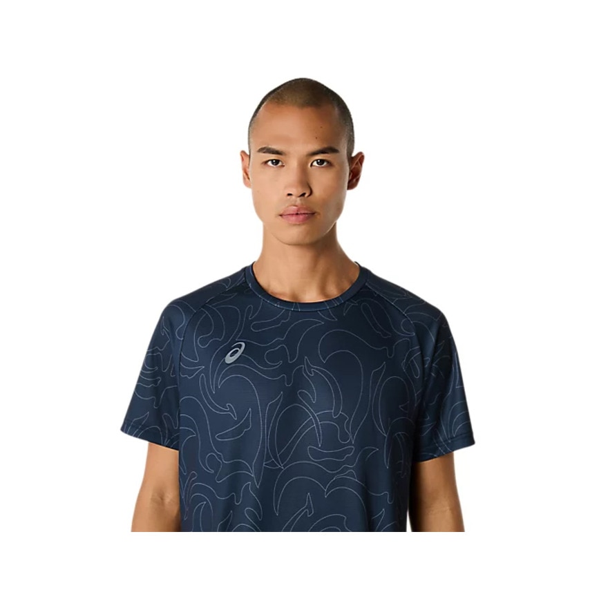 アシックス（ASICS）（メンズ）ドライグラフィック半袖シャツ 2031E994.400