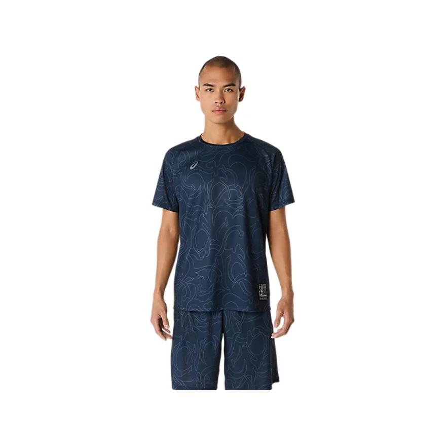 アシックス（ASICS）（メンズ）ドライグラフィック半袖シャツ 2031E994.400