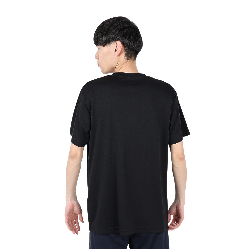 カッパ（Kappa）（メンズ）フロントグラフィック 半袖Tシャツ 215323-BK