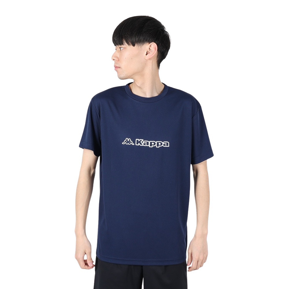 カッパ（Kappa）（メンズ）フロントグラフィック 半袖Tシャツ 215323-NV