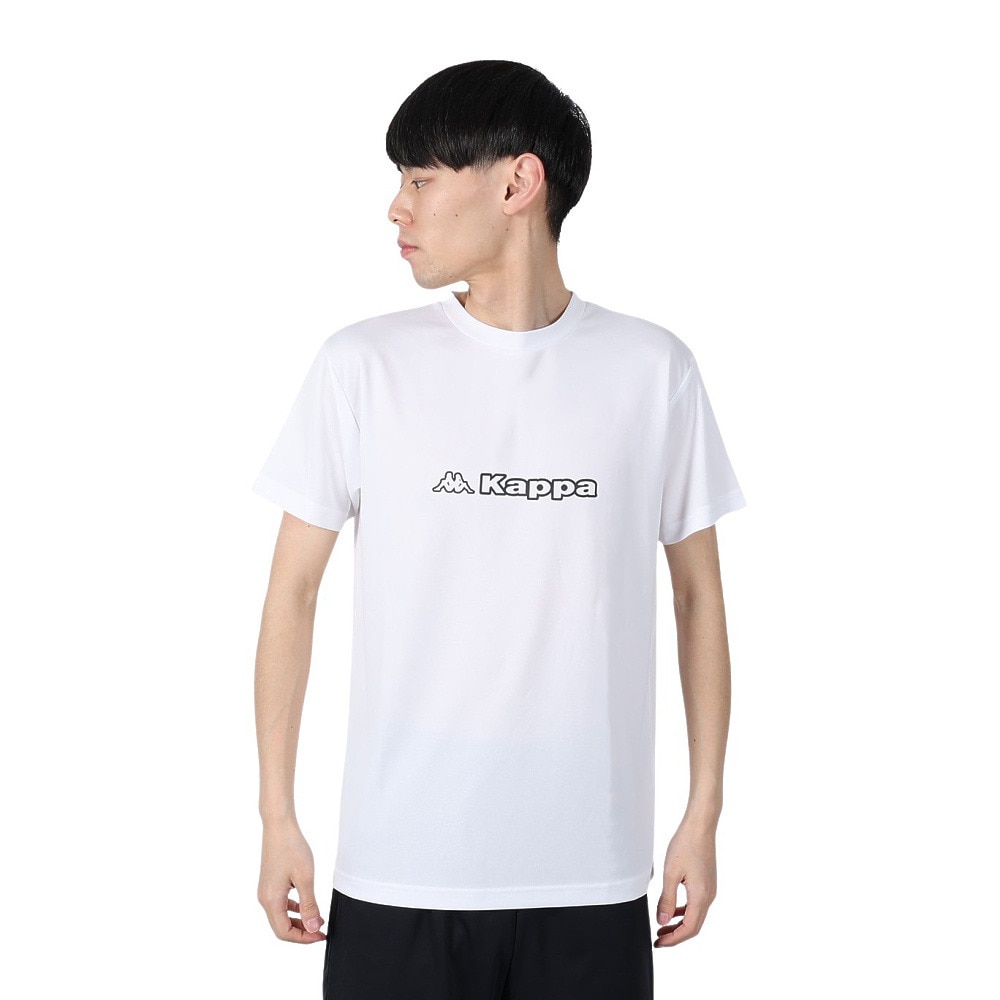 カッパ（Kappa）（メンズ）フロントグラフィック 半袖Tシャツ 215323-WT