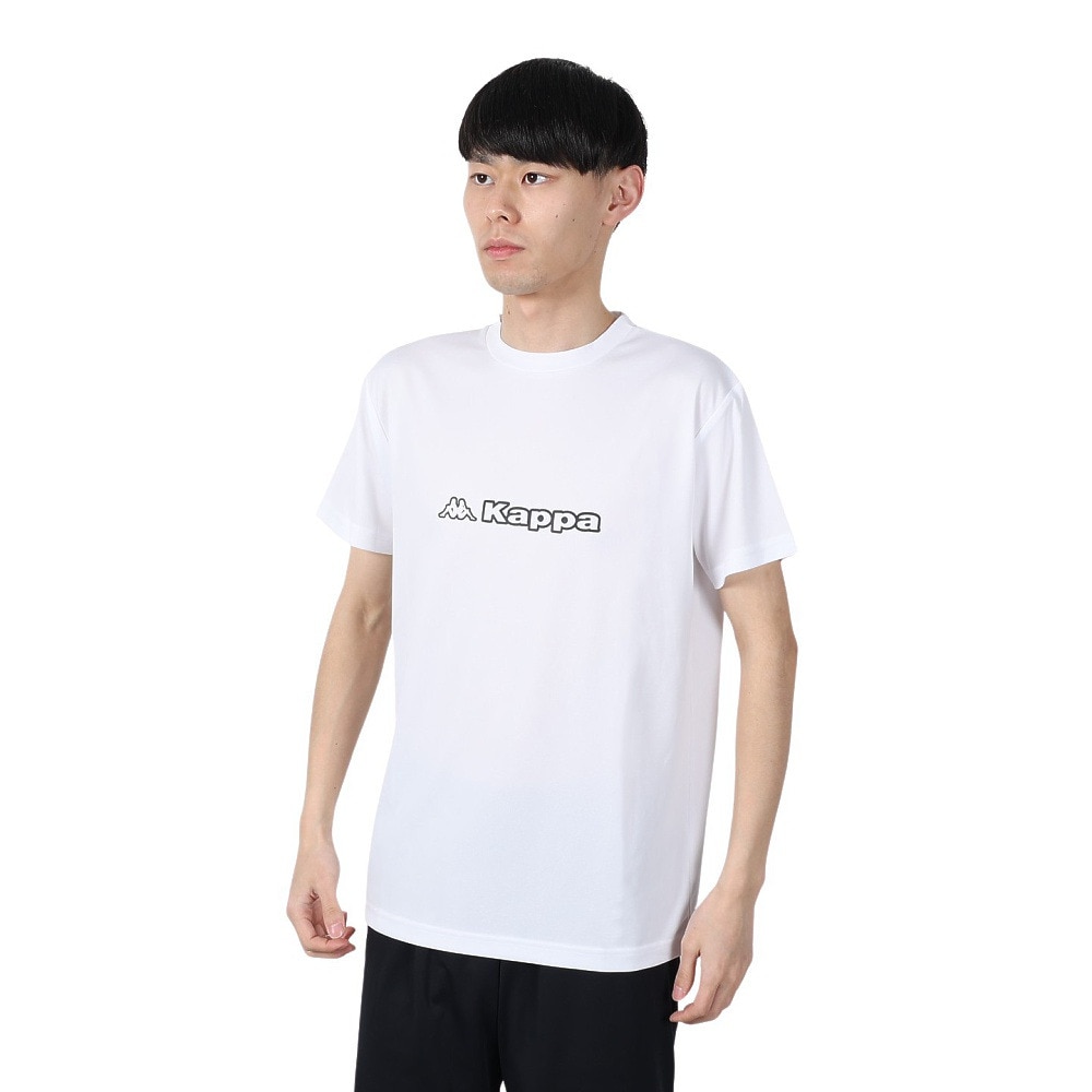 カッパ（Kappa）（メンズ）フロントグラフィック 半袖Tシャツ 215323-WT