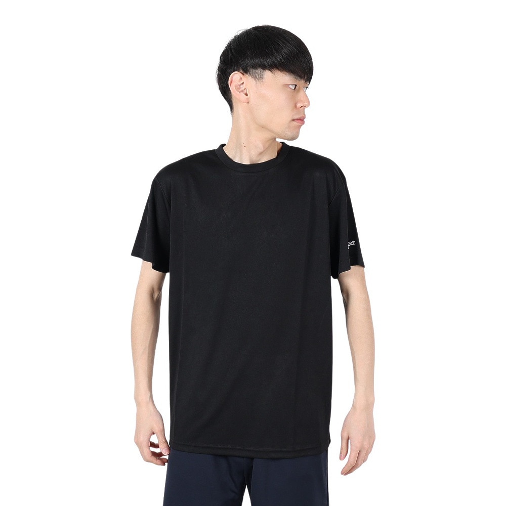 カッパ（Kappa）（メンズ）ブランドロゴ グラフィック半袖Tシャツ 215324-BK