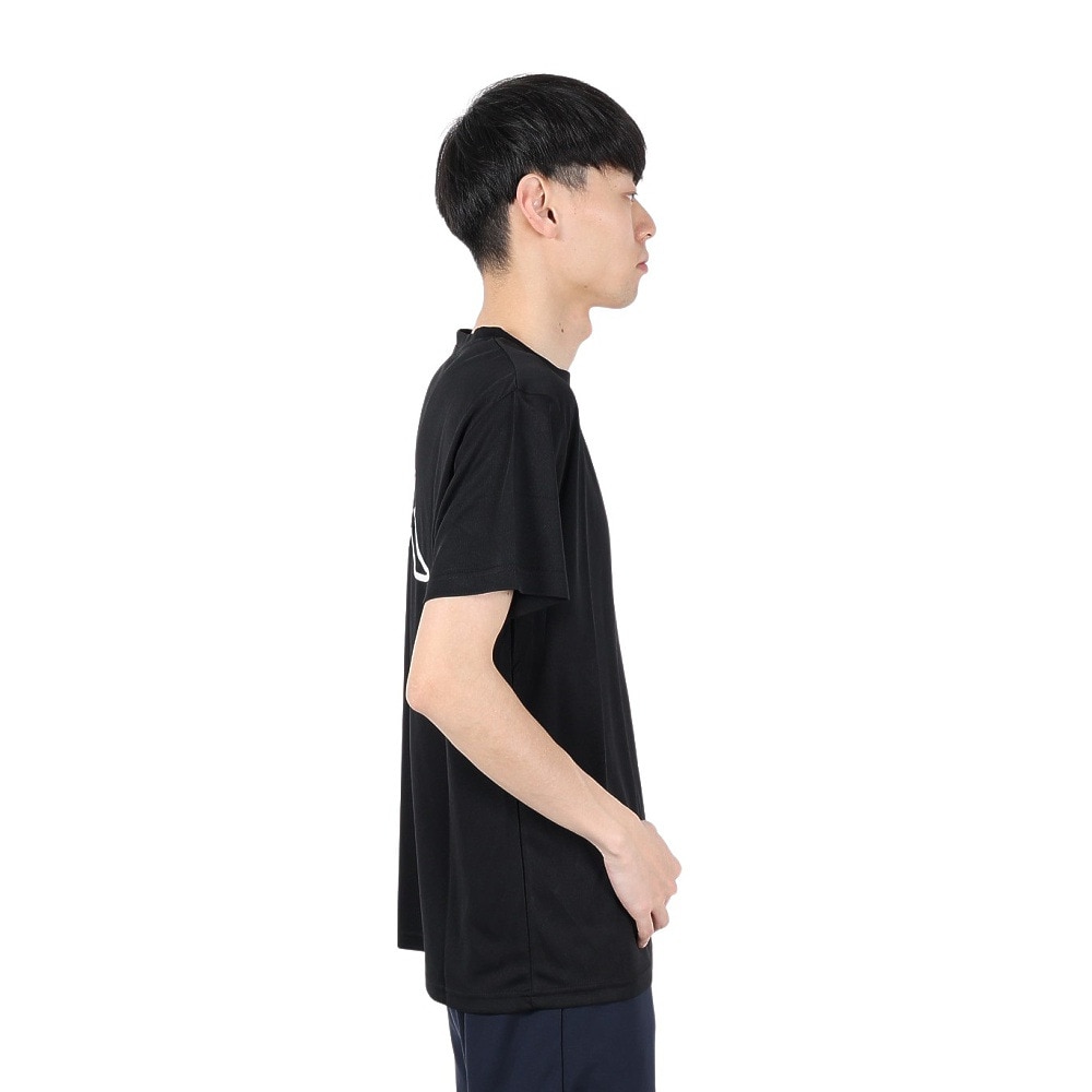 カッパ（Kappa）（メンズ）ブランドロゴ グラフィック半袖Tシャツ 215324-BK