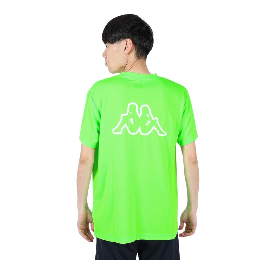 カッパ（Kappa）（メンズ）ブランドロゴ グラフィック半袖Tシャツ 215324-LIM