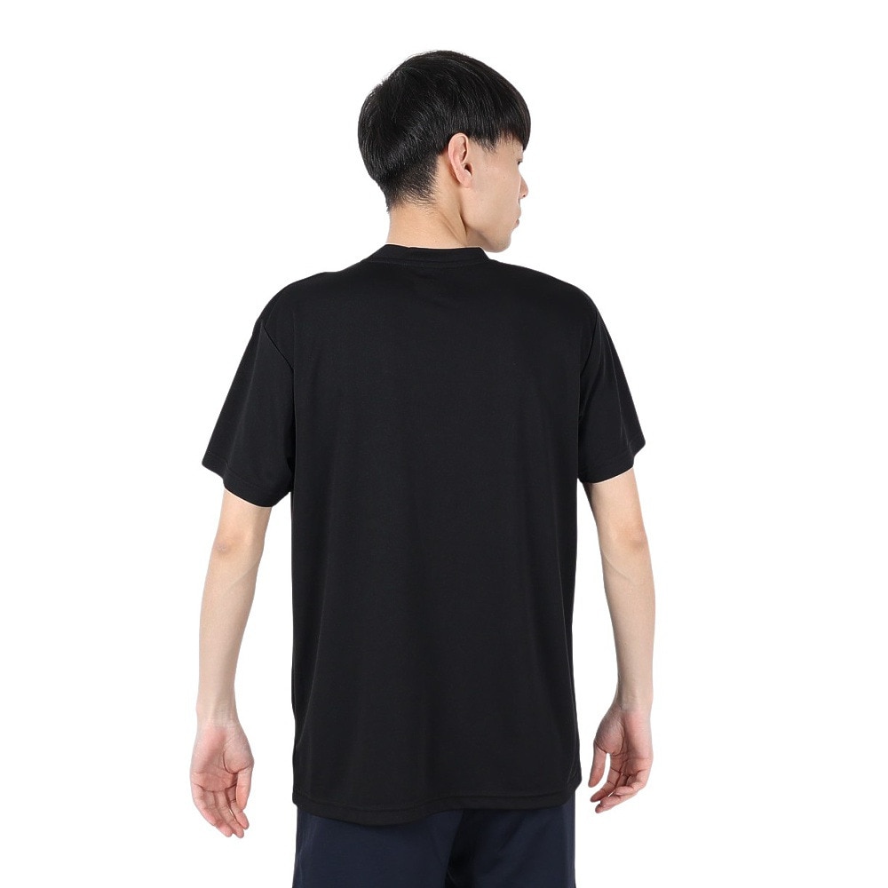 カッパ（Kappa）（メンズ）グラフィック 半袖メッシュTシャツ 215325-BK