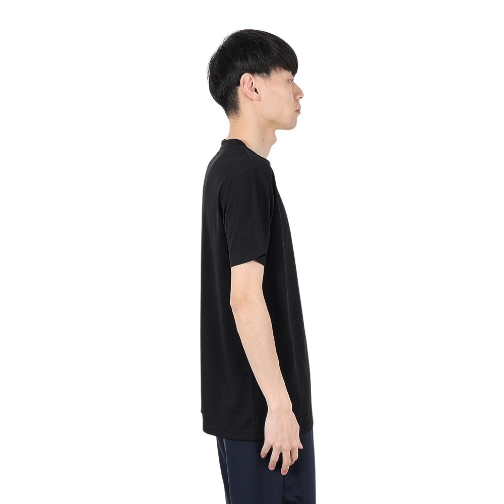 カッパ（Kappa）（メンズ）グラフィック 半袖メッシュTシャツ 215325-BK