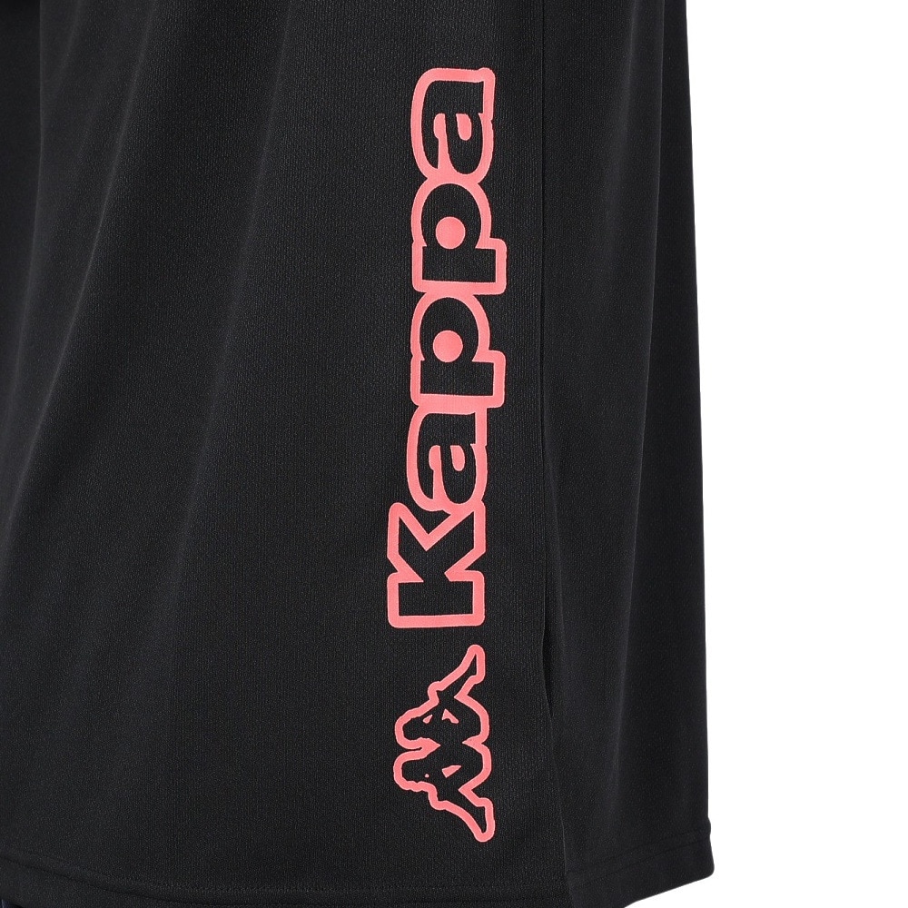 カッパ（Kappa）（メンズ）グラフィック 半袖メッシュTシャツ 215325-BK