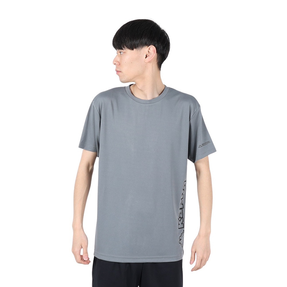 カッパ（Kappa）（メンズ）グラフィック 半袖メッシュTシャツ 215325-CGY