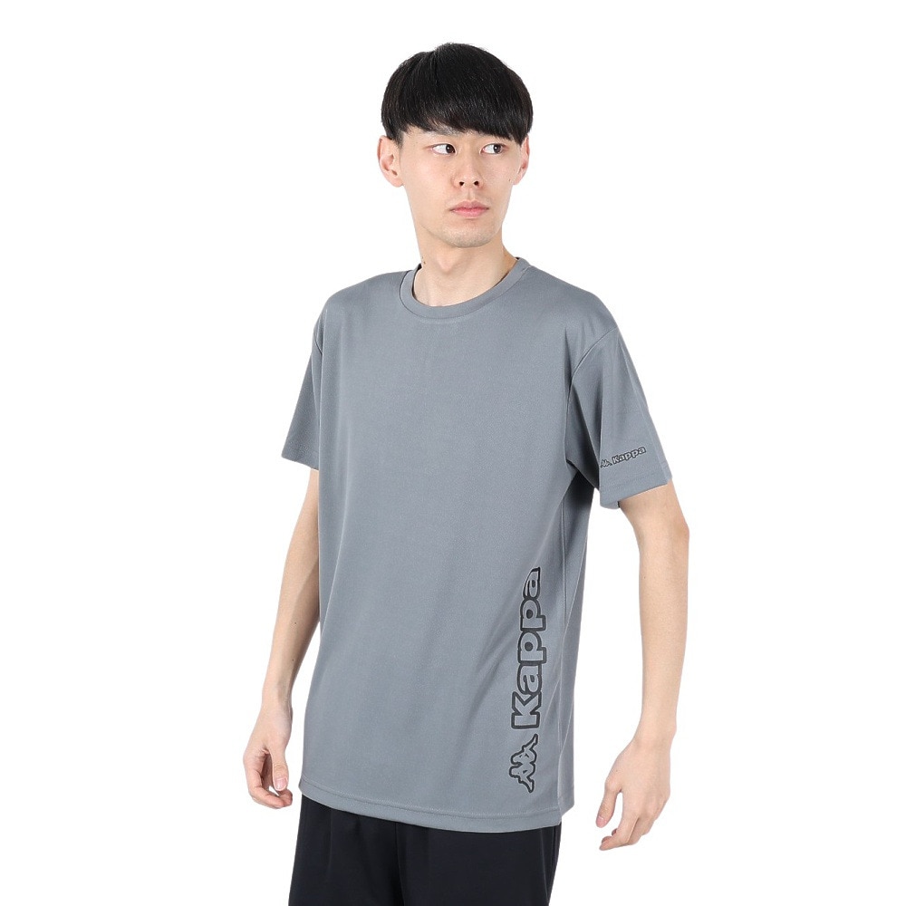 カッパ（Kappa）（メンズ）グラフィック 半袖メッシュTシャツ 215325-CGY