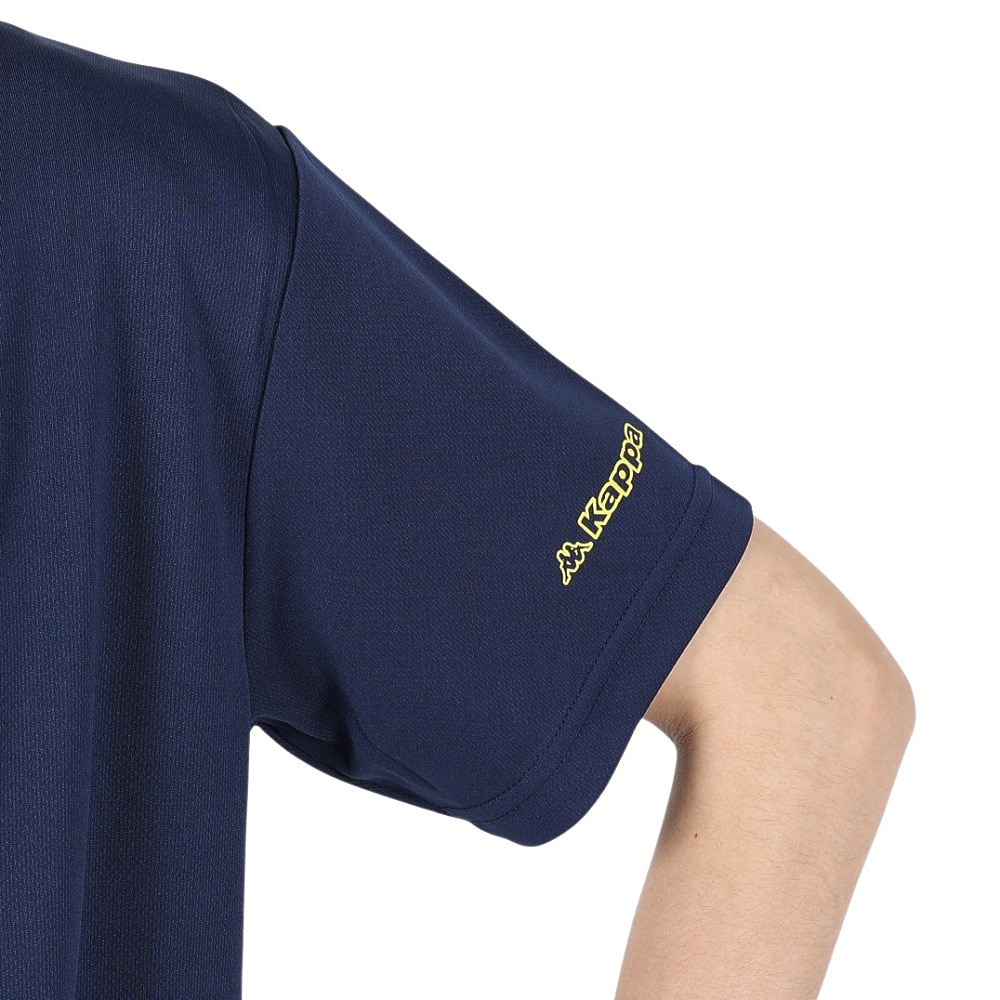 カッパ（Kappa）（メンズ）グラフィック 半袖メッシュTシャツ 215325-NV