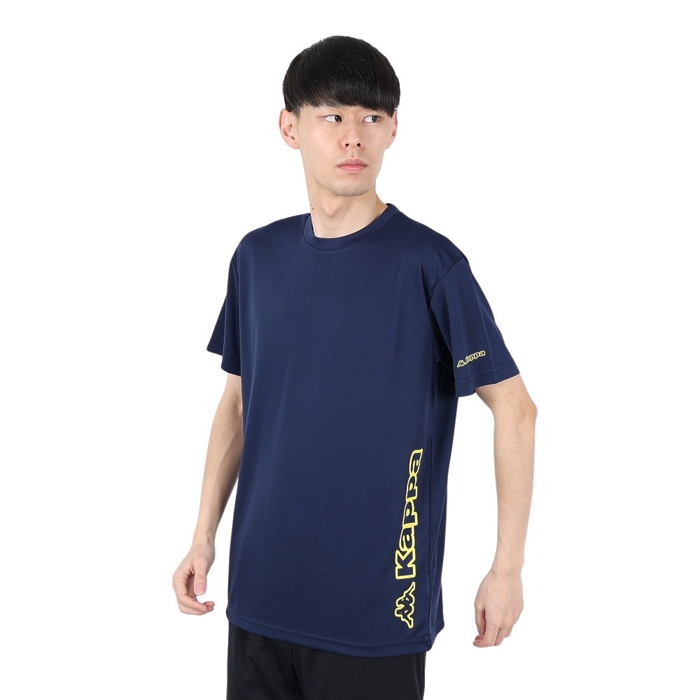 カッパ（Kappa）（メンズ）グラフィック 半袖メッシュTシャツ 215325-NV