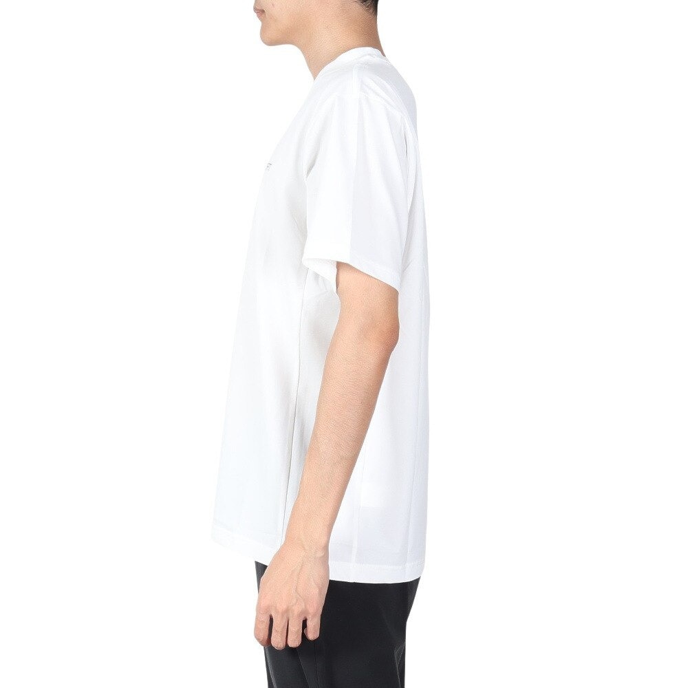 デサント（DESCENTE）（メンズ）S.F.TECH TOUGH バックロゴ 半袖Tシャツ DMMXJA54 WH