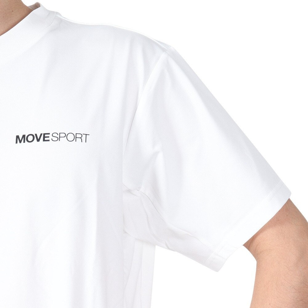 デサント（DESCENTE）（メンズ）S.F.TECH TOUGH バックロゴ 半袖Tシャツ DMMXJA54 WH