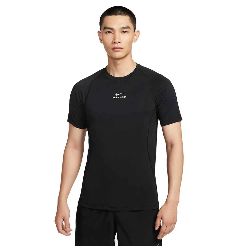 ナイキ（NIKE）（メンズ）ナイキプロ ドライフィット ショートスリーブ トップ HV0410-010