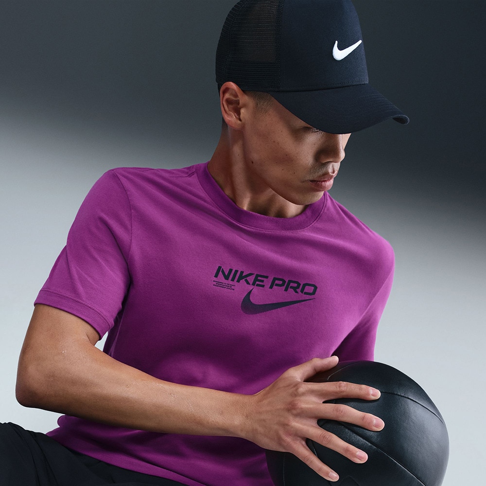 ナイキ（NIKE）（メンズ）ドライフィット プロ トレーニング 半袖Tシャツ HV4132-505
