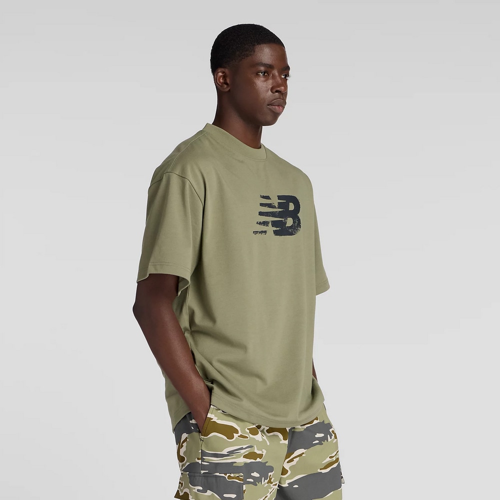 ニューバランス（new balance）（メンズ）半袖Tシャツ AMT53171DIO