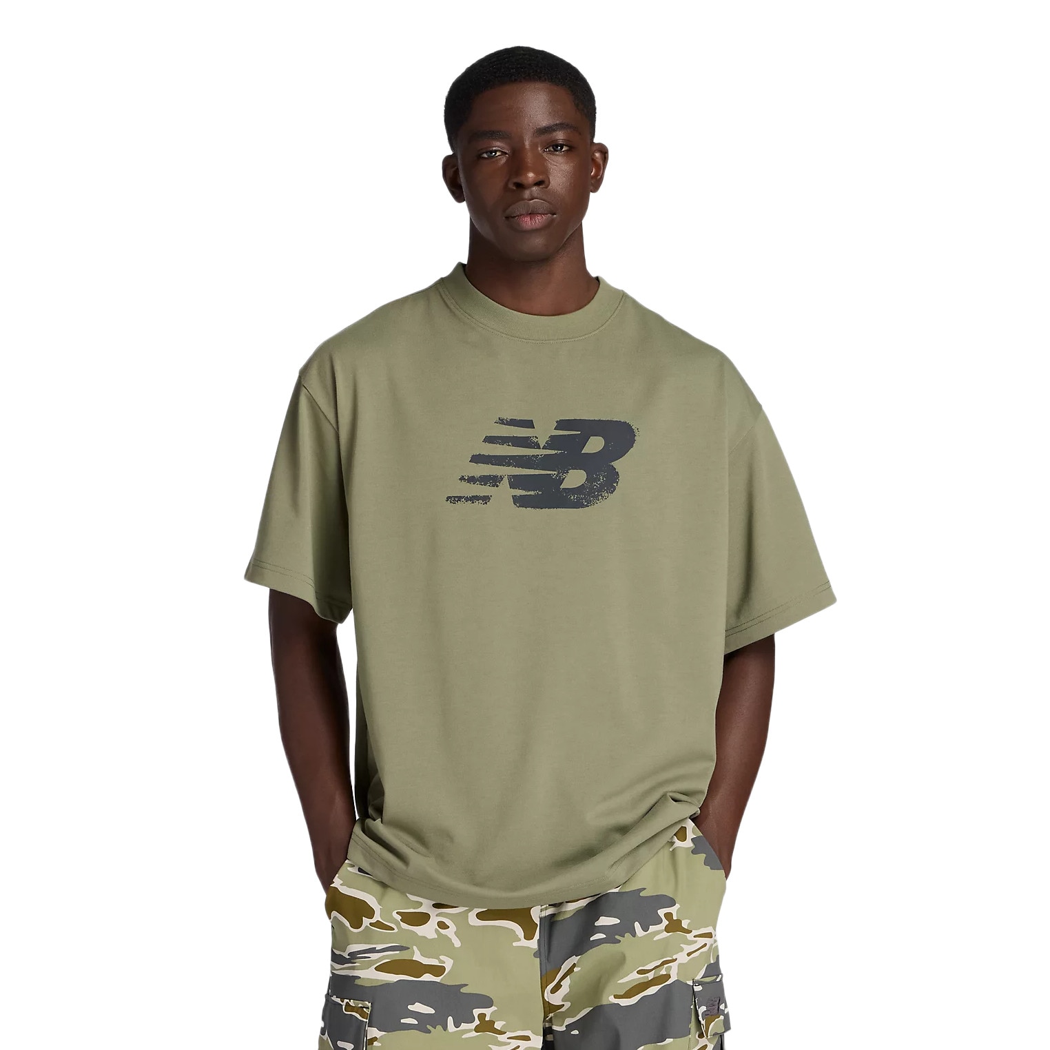 ニューバランス（new balance）（メンズ）半袖Tシャツ AMT53171DIO