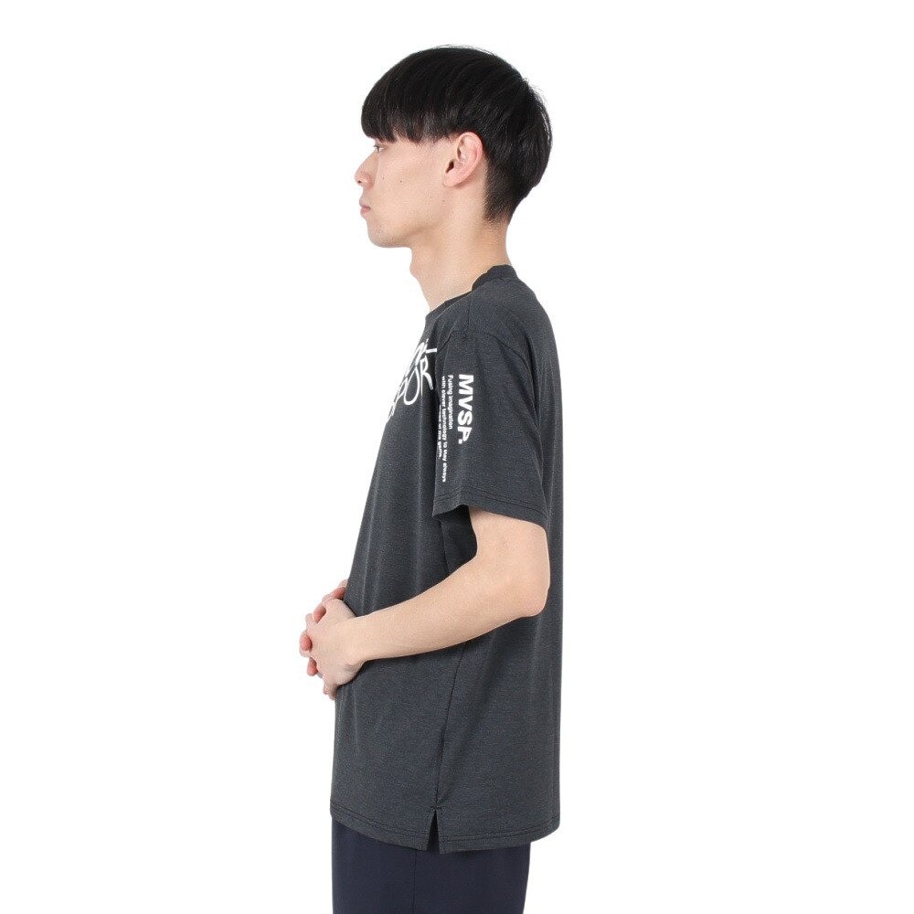 デサント（DESCENTE）（メンズ）SUNSCREEN TAIKYU ハイゲージ半袖シャツ ST5SHT08M BK01