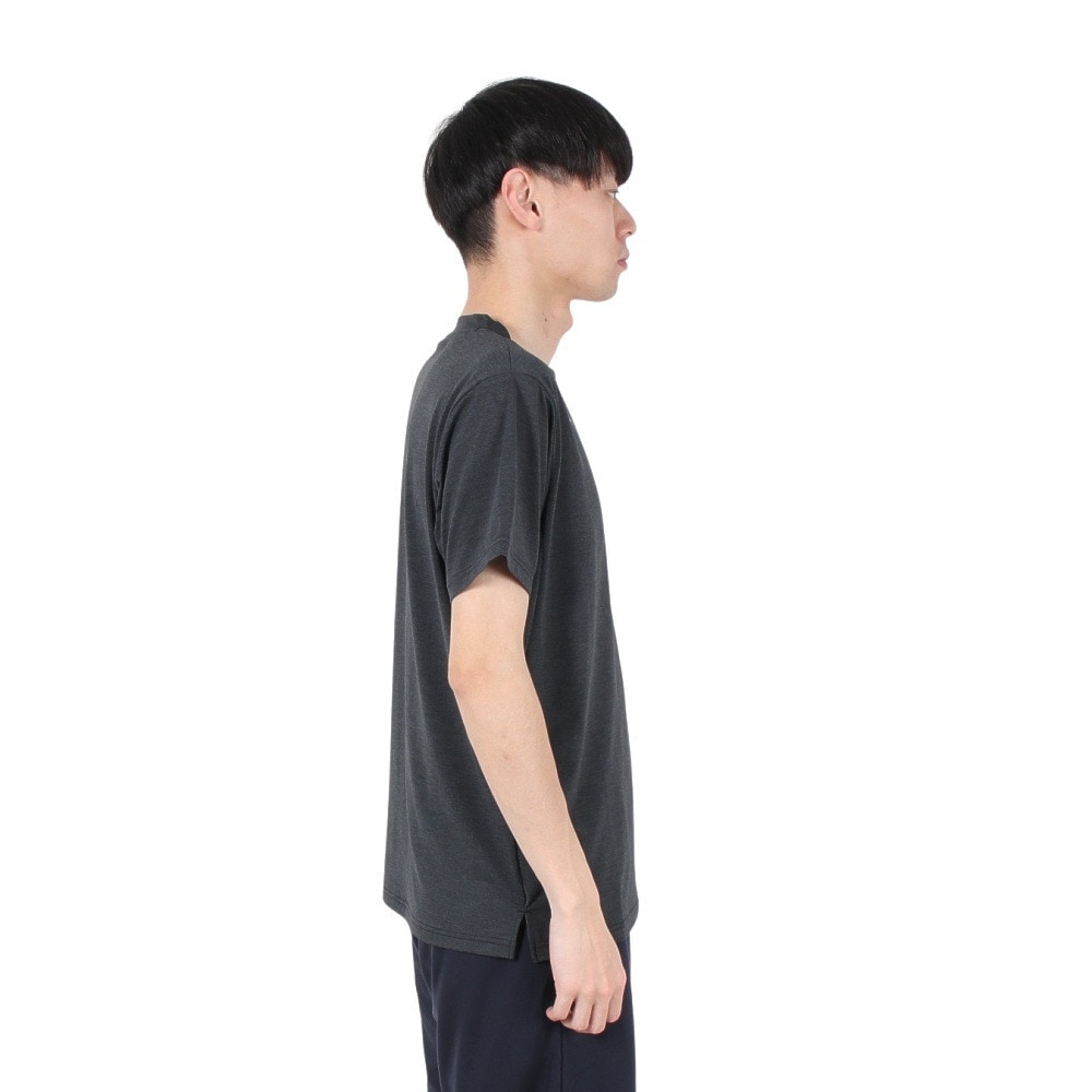 デサント（DESCENTE）（メンズ）SUNSCREEN TAIKYU ハイゲージ半袖シャツ ST5SHT08M BK01