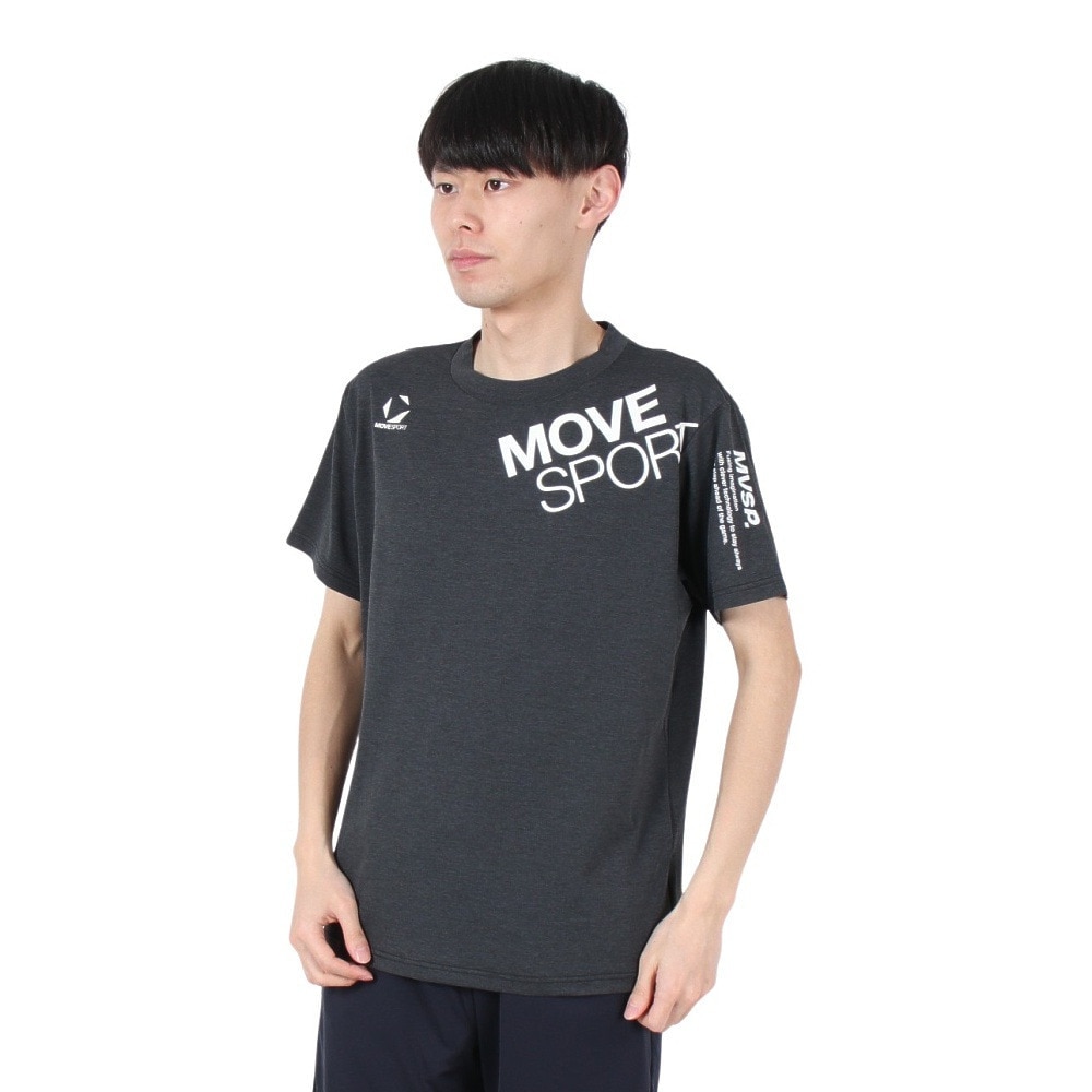 デサント（DESCENTE）（メンズ）SUNSCREEN TAIKYU ハイゲージ半袖シャツ ST5SHT08M BK01