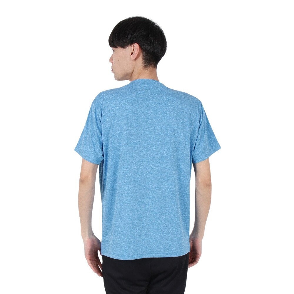 デサント（DESCENTE）（メンズ）SUNSCREEN TAIKYU ハイゲージ半袖シャツ ST5SHT08M BL01