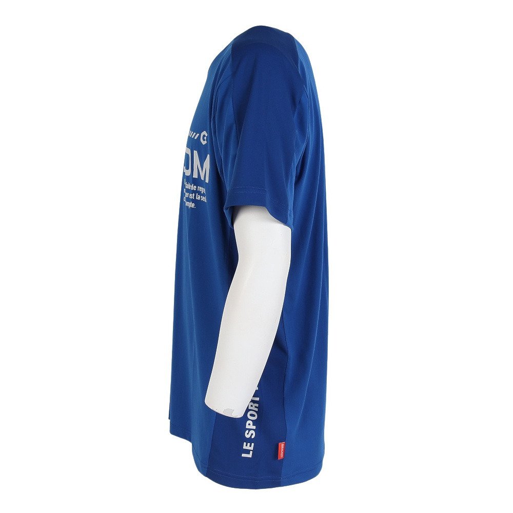 ジローム（GIRAUDM）（メンズ）接触冷感 ひんやりドライプラスクール シャインブロック UV AUTHENTIC 半袖Tシャツ CT6S0010-TR863-GRSD BLU