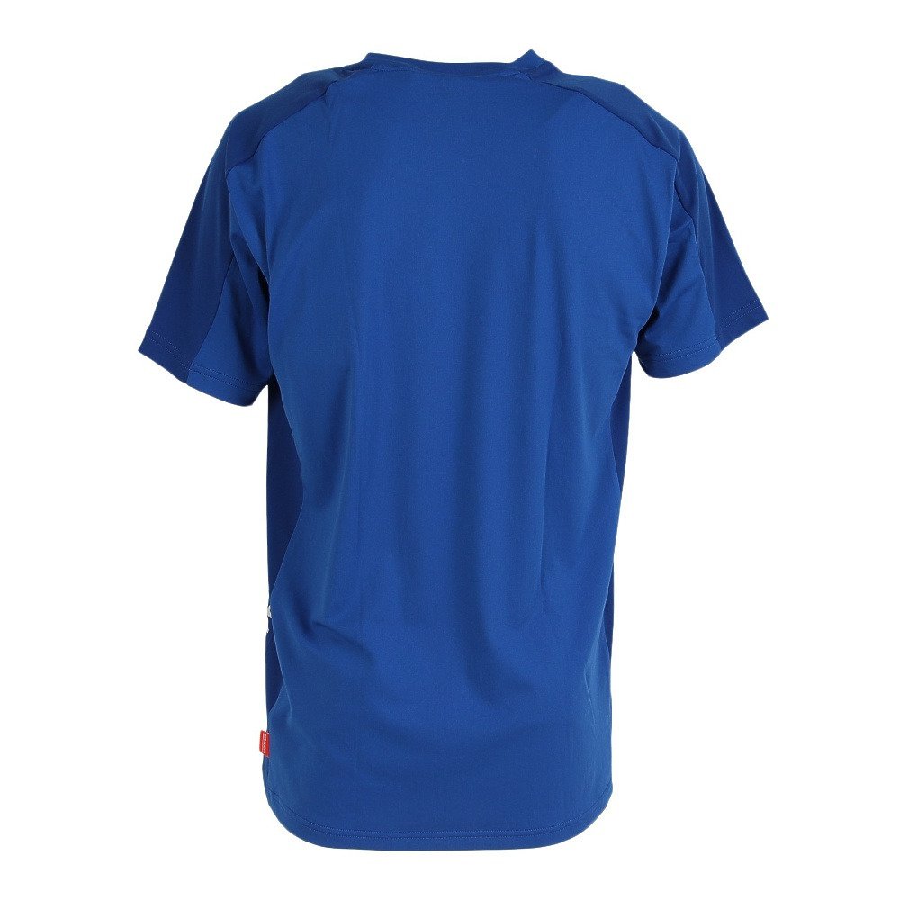 ジローム（GIRAUDM）（メンズ）接触冷感 ひんやりドライプラスクール シャインブロック UV AUTHENTIC 半袖Tシャツ CT6S0010-TR863-GRSD BLU